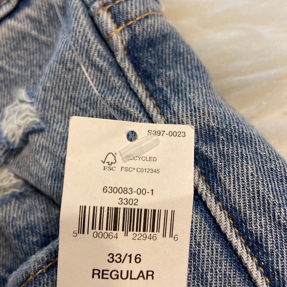 GAP Cheeky Straight High Rise Jeans size 33/16 inseam 26” brand new with tags - Picture 11 of 12